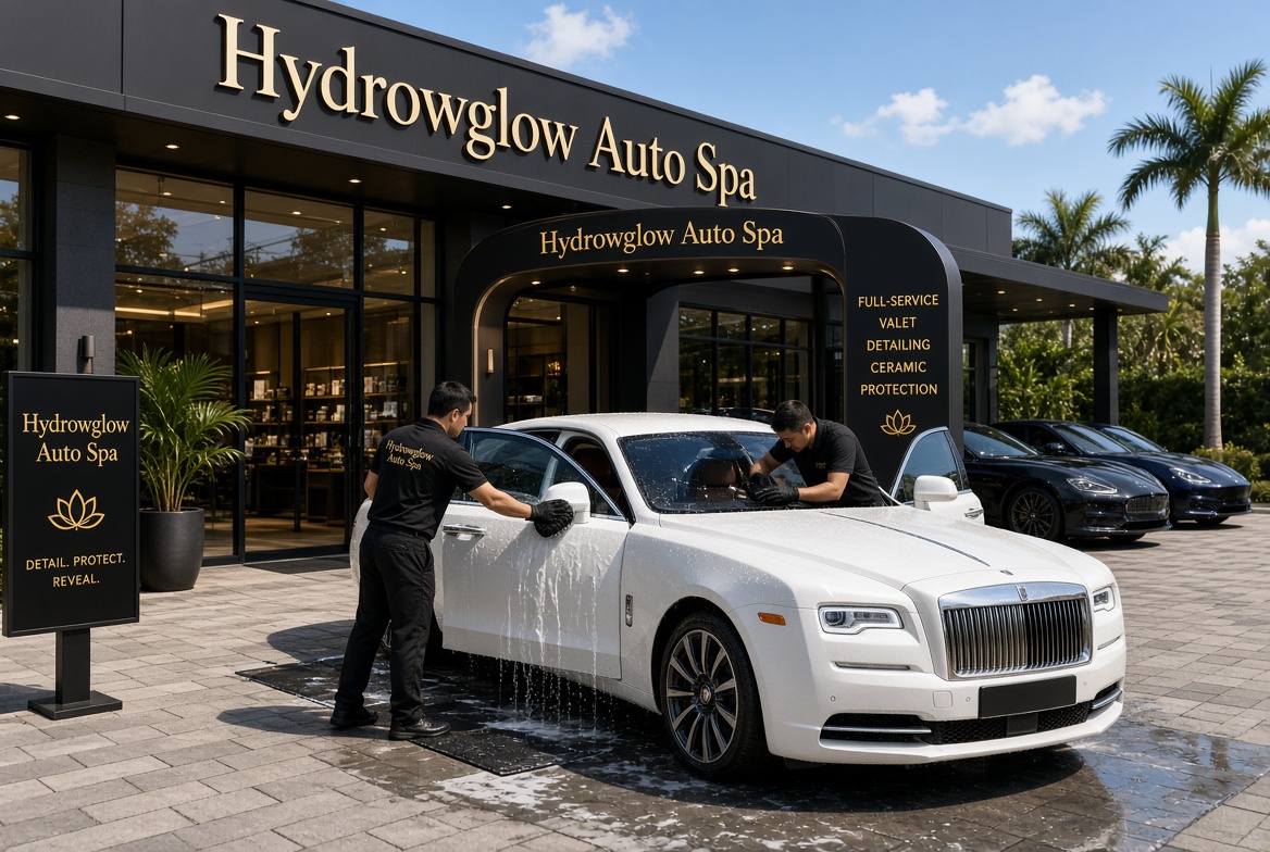 Full-service wash and valet.