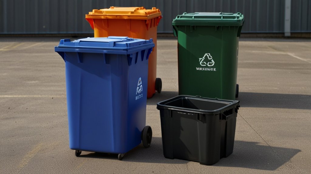 unwanted wheelie bins