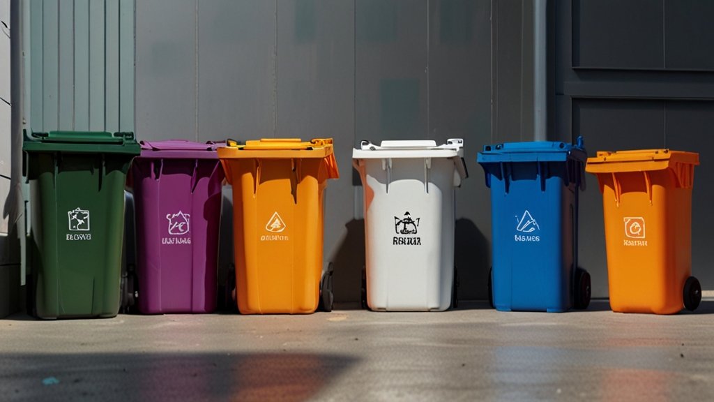 towing wheelie bins