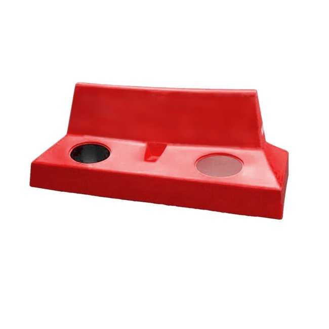 Wheelie Bin Hood - Plastic - Double - Suitable for 130L Bin - 118 x 53 x 44 cm