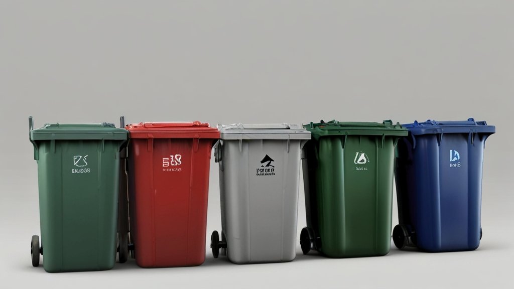 large plastic wheelie bins