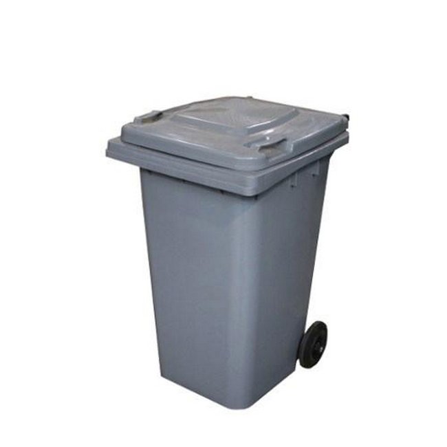 Wheelie Bin - 240L - 2 Wheel - Plastic - Grey - 0110