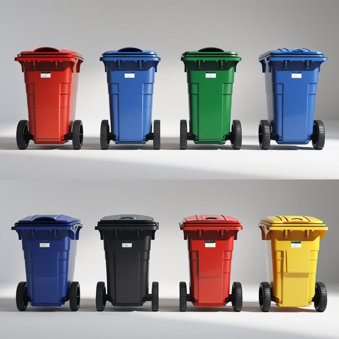 Indigo 120 liter wheelie bin
