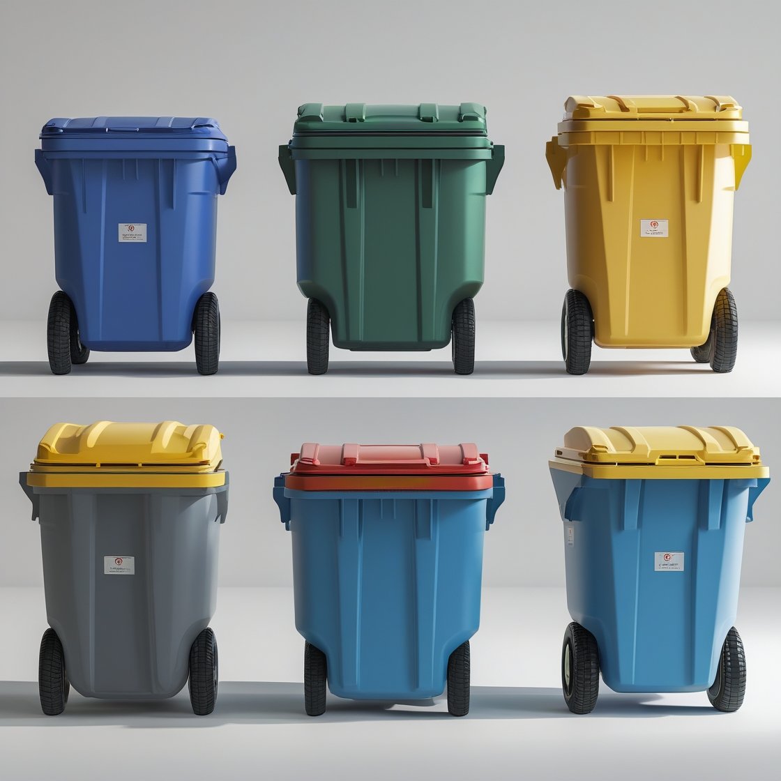 Violet 770 liter wheelie bin